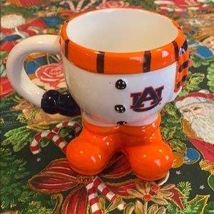 Snowman feet Auburn mug